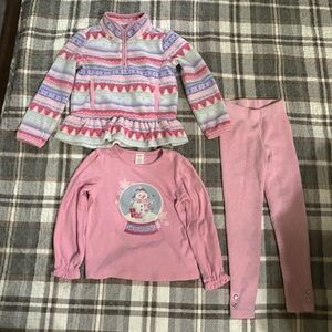Gymboree Pink and Purple Kids Matching Set